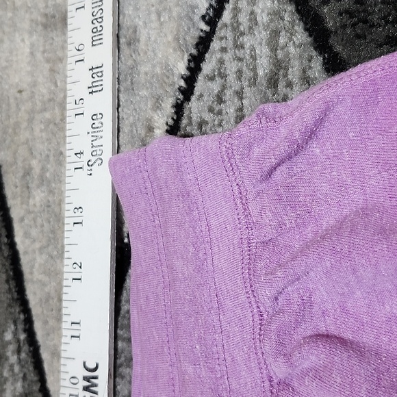 NIKE SWOOSH ATHLETIC PURPLE OMBRE ELASTIC DRAWSTRING SHORTS - Picture 5 of 12